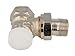 TA Heimeier Thermostat-Unterteil V-exakt II Rotguss vernickelt, Eck 3/4 Zoll, kvs 0,86, 3711-03.000