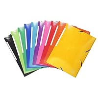 Exacompta - Subcarpetas Elásticas Iderama, 25 Unidades, Azul Claro