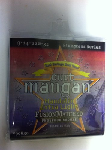 Curt Mangan EXTRA LIGHT Mandolin Strings (9-14-22W-34)