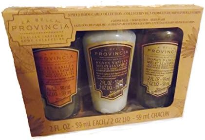 La Bella Provincia 3 Piece Bath and Body Set Honey Vanilla