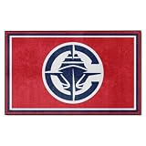 FANMATS 20430 NBA - Los Angeles Clippers 4'X6' Rug, Team Color, 44"x71"