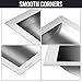 Hasopy Cash Window Drop-in Deal Tray, 304 Stainless Steel Cash Register Tray for Gas Stations Banks Cash Register Window,14