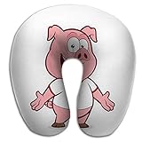 Cuello Redondo en Forma de U/Cabeza Almohada de Viaje Cerdo 