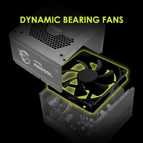 MSI MAG A650GL, Fully Modular Compact Gaming 650W Power Supply, 80+ Gold, ATX PSU, 10 Year Warranty - image 5