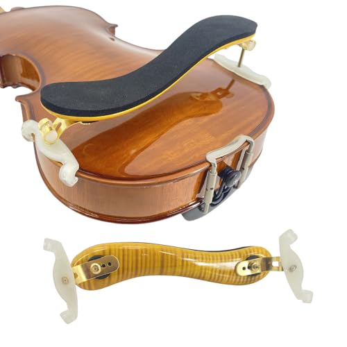 Épaulière pour violon en érable flammé Yinfente jaune d'exception