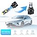 HZEL 20Sets/40PCS Car 74 LED Bulb Dash Light, Bright T5 2721 37 74 PC74 Wedge Twist Socket Vehicle Dome Map Dashboard Indicator, Instrument Panel Gauge Cluster Lamp Kit, Universal for Vehicle (White)