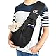 PolyMath Haustier Tasche, Hand-Free Haustier Sling Träger für Katzen und Hunde Tragbar, faltbar und atmungsaktiv Geeignet für Wandern Reise Outdoor Haustier Träger