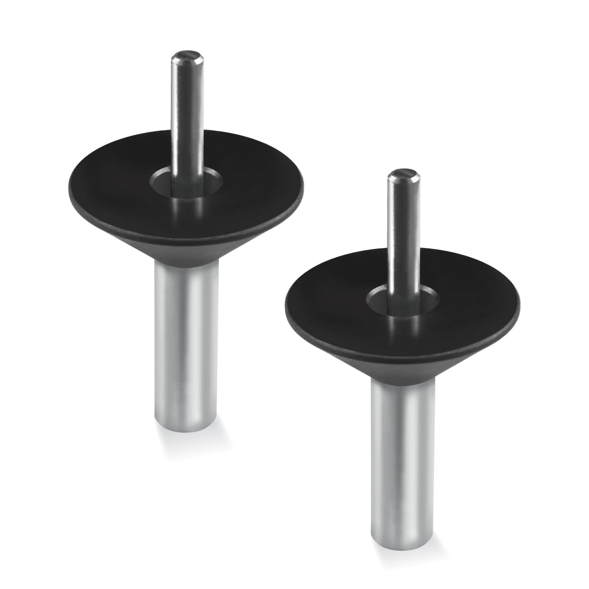 POWERTEC Router Centering Pin and Cone Set 2PK Compatible with Bosch Router Sub Bases with 1/2" & 1/4" Ends, Calibrate Router Base Plates, Centering Template Guides on Routers & Accessories, 71833-P2 — image 1