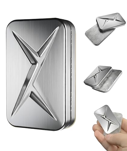 Image of Stress Relief Toys Adults, Fidget Slider for Adults, Metal Magnetic Sensory Toys, Sensory for Anxiety ADHD Stress Relief, Gifts for Adults(Silver)