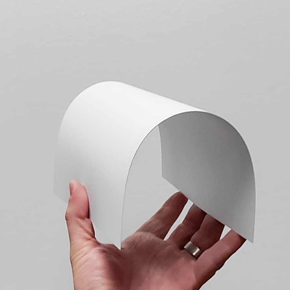 Superior Graphic Supplies White Matte/Matte Rigid Vinyl Sheet - .020 inches (20mil) Thickness x 28 inches Wide x 40 inches Long for DIY, Display, Projects, Prints and Crafts, Pack of 2