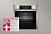 Neff BCR 5522 N - Horno (Medio, 71L, Eléctrico, Integrado, Acero inoxidable,...