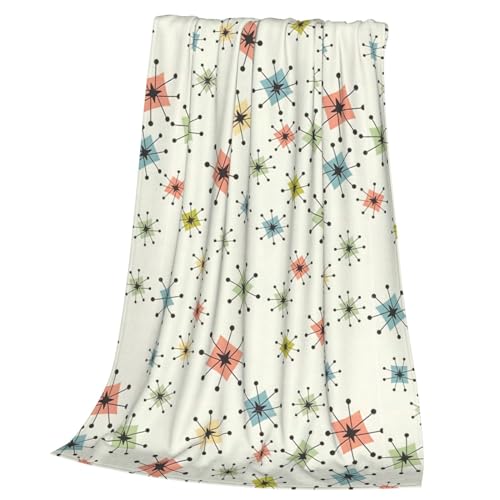 Plaid flanelle WURTON couverture douce géométrique haute densité