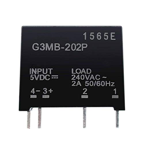Bolsen 5Pcs/Lot Solid State Relay G3Mb-202P Dc-Ac Pcb Ssr In 5Vdc,Out 240V Ac 2A thumb #4