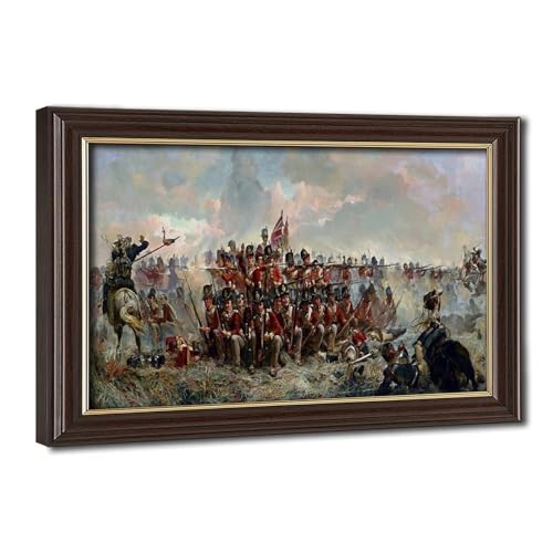 Tableau The 28th Regiment at Quatre Bras par Elizabeth Thompson pour salon