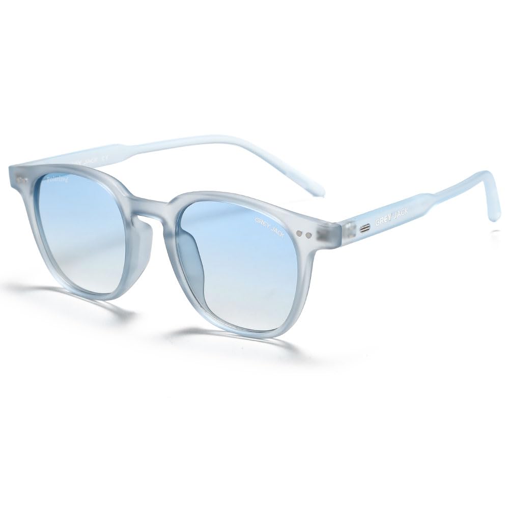 Vintage Square Glasses Stylish Polarized Sunglasses for Men Women UV Protection Colorful Rectangle Eyeglasses Frame 3353-image-2