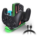 Switch 2 Controller Charger, Dock for Joy-Con 2 & Pro Controllers