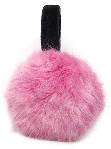 Image of FabSeasons Faux Fur Winter Outdoor Accessory Foldable Ear Muffs /Warmer for Girls & Women for protection from Cold, Ideal Head /Hair Accessory during winters