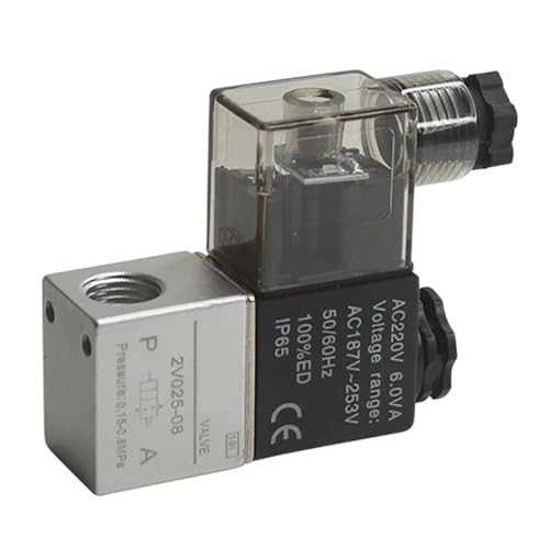 Vanne pneumatique solénoïde Airtac 2V025-08 AC24V 1/4" BSP - 2