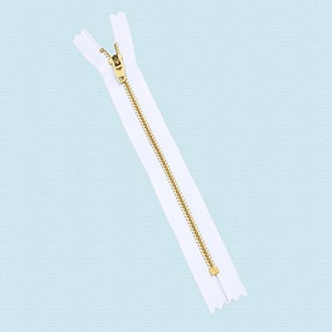 Brass Pant Zipper - YKK #4.5 Pants with Locking Slide