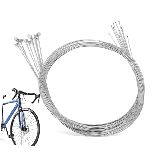 HANABASS 10 Pcs Mountain Bike Brake Cables Durable Easy Installation for Road and Mountain Weather Resistant Replacement Parts