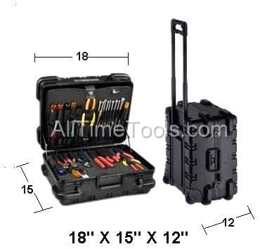 Chicago Case Military Standard Electronic 2 Pallet Tool Case with WHEELS