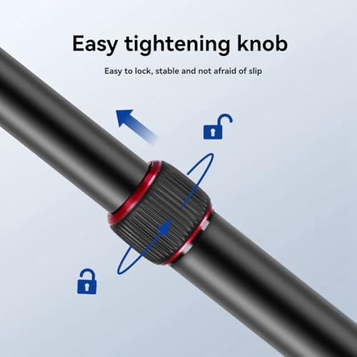 Soporte de luz de mesa extensible con tornillo de 1/4 para iluminación de escritorio 5