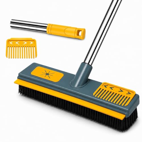 Image of Toilet Plunger and Brush, 2-in-1 Toilet Cleaning Brush with Long Handle