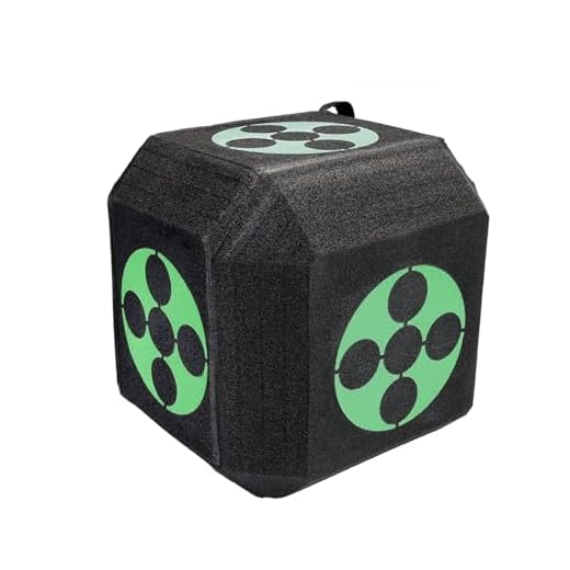 Diana De Tiro con Arco, Diana De Cubo Grande En Dianas De Tiro con Arco para Arco Y Flecha 23x23x23cm para Arco Recurvo, Arco Compuesto O Arco Largo, Objetivo De Tiro con Arco para Adultos