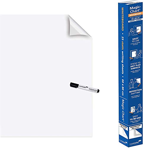 Legamaster Magic-Chart, 28245, 7-159100, whiteboard, elektrostatische folie voor verschillende oppervlakken, opgerold 25… - Afbeelding 3
