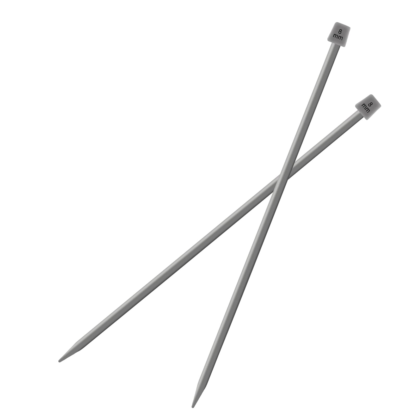 Vogueing Tool Single Pointed Needles 2pcs Set 35cm Long Knitting Needle