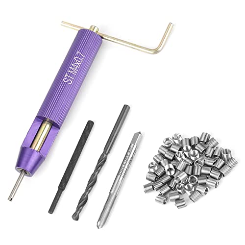 ZAWELIYO 50pcs M4 x 2D Thread Repair Kit, Thread Repair Insert, Stainless Steel Coiled Wire Thread Insert for improving screw connection
