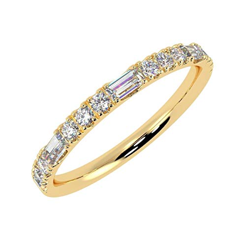 Bague Or Jaune 375 Diamant un bijou inaltérable qui ne ternit jamais