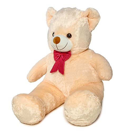 Image of Ultra 48 inch Teddy Bear Fully Stuffed Soft Plush Toy for Kids in Butter Animal Toy Gift Birthday Anniversary Christmas Diwali Home Decore