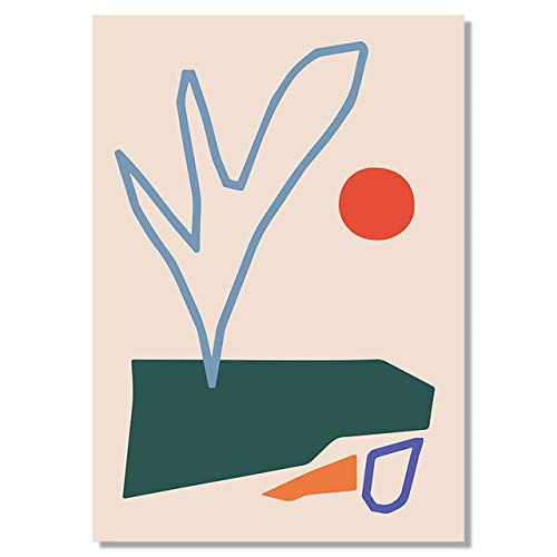 Art prints affiche géométrique abstraite pour habiller un mur vide de salon
