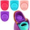 4pcs Replacement Stopper Compatible with Owala FreeSip 24oz 32oz, Water Bottle Top Lid Gasket for Owala 19/24/32/40oz Seal Bottle Cap Mouth Stopper Part Silicone Plug Accessories BPA-Free Colorful
