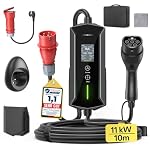 VoltBox – Mobile Wallbox 11kW 10M 6-16A, EV Charger mit CEE Adapter Ty