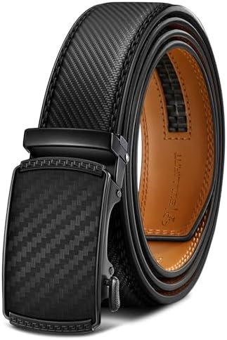 BULLIANT Men's Belt,Slide Ratchet Belt Adjsutable For Men Suit Ca...