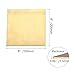 XMRISE Brass Sheets Plates Pad Shim H62 High Purity Raw Materials Industrial Scientific 200mmx200mm,THK1.5mm
