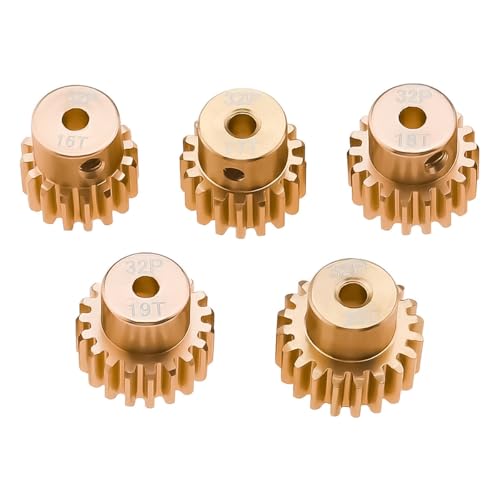 Durlo 32P Ritzelsatz für 1/10 RC-Autos mit 3,175 mm Welle, 16 Zähne bis 20 Zähne, kompatibel mit SCX10 AX10 und bürstenlosen Motoren​