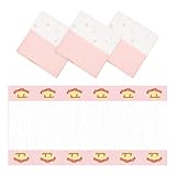 3 Pack Pancake Tablecloth, Pink Table Covers for Brunch and Pajamas Party Decorations (54 x 108...