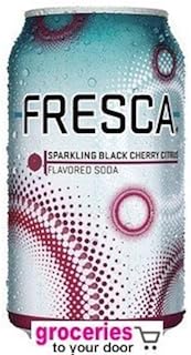 Fresca Black Cherry Soda, 12 oz Can (Pack of 24)