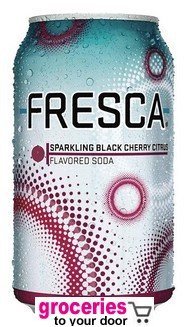 Fresca Black Cherry Soda, 12 oz Can (Pack of 24)