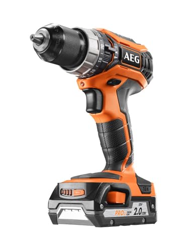 AEG Set mit 3 Werkzeugen: Schlagbohrmaschine 18 V, bürstenloser Bohrhammer 18 V, Schleifmaschine 125 mm, bürstenlos, 18 V, 2 Akkus 4,0 Ah, Gehäuse – JP18L3-402TB – Bild 3