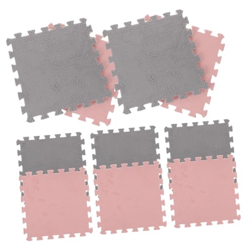 Vaguelly 10pcs Baby Floor Mat Interlocking Soft Mats Rug for Boys and Girls Nonslip Bottom