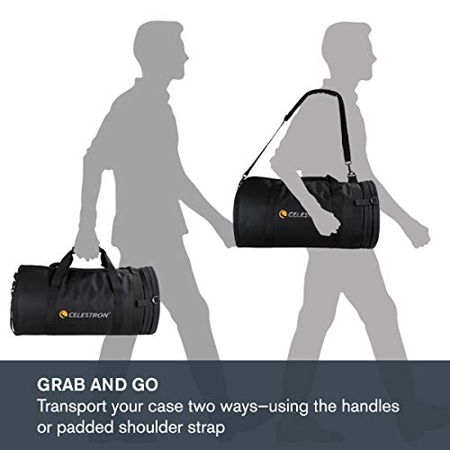 Celestron – 9.25” Telescope Optical Tube Bag – Custom Carrying Case Fits Schmidt-Cassegrain And Edgehd – Ultra-Durable Protective Walls – Padded Straps For Easy Carry #TOP5