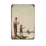 Matériau : étain/métal, avec plaque en étain de style nostalgique. Dimensions : 20 x 30 cm et 30 x 40 cm