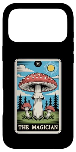 Fly Agaric Amanita Muscaria Mushroom The Magician �^���b�g�J�[�h �X�}�z�P�[�X iPhone 17 Pro Max �p