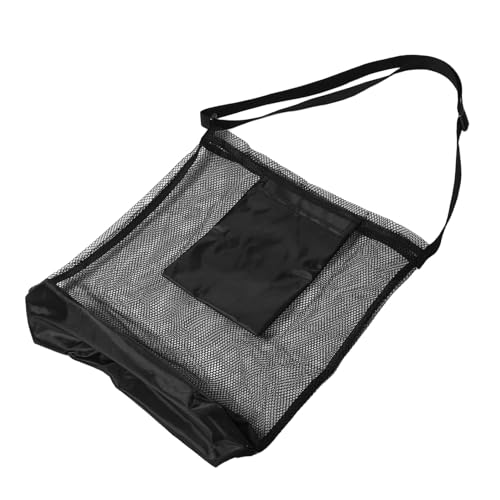 Sac de cueillette à dos grand format filet indéchirable noir ajustable - 2