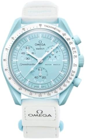 Omega x Swatch Moon Swatch Mission to Uranus Speedmaster Blue 