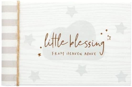 C.R. Gibson little blessing baby brag book photo album, 7.25 x 4.5